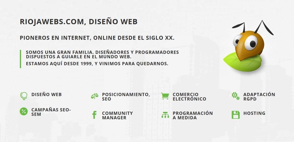 Riojawebs.com — agencia SEO en Logroño, La Rioja