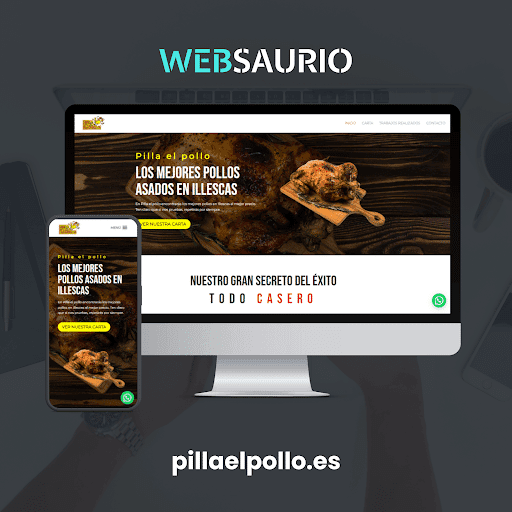 Websaurio | Diseño de páginas web y mantenimiento — agencia SEO en Pantoja, Toledo