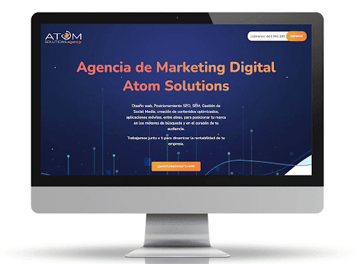 Diseño web Sant Celoni | Atom Solutions Agency