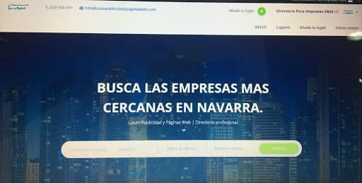 Páginas Web Lusan Publicidad — agencia SEO en Pamplona