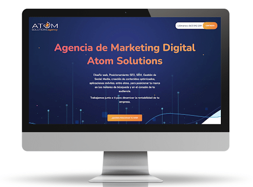 Diseño web Sant Celoni | Atom Solutions Agency - Imagen Agencia Seo